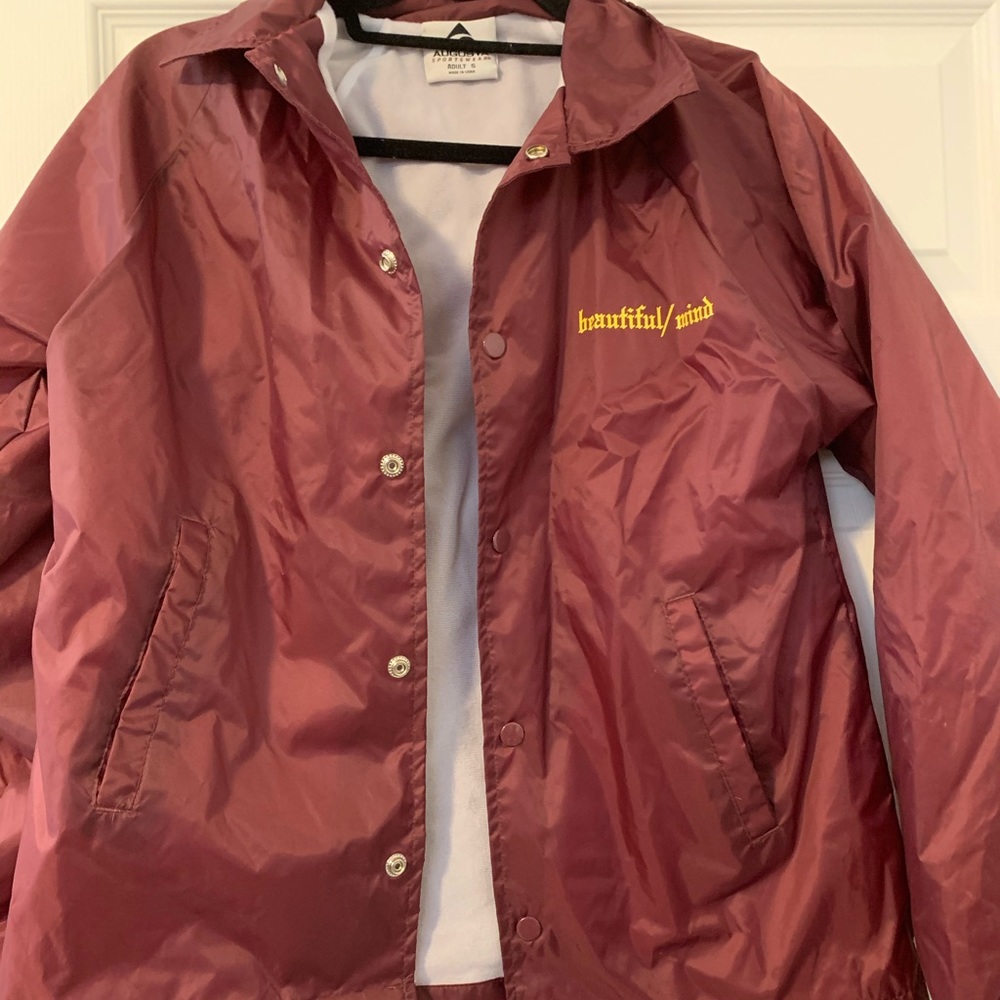 Jon Bellion Beautiful Mind Tour Windbreaker NWOT